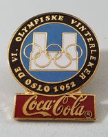 Z509 - Pin Olympic Winter Games OSLO 1952 Coca Cola