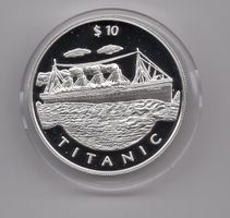 (1458) Liberia, 10 Dollars 1999, Titanic, pp