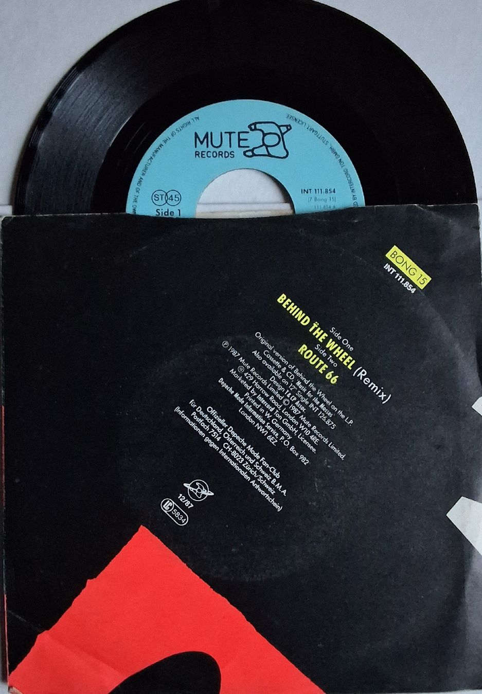 Schallplatten: Vinyl single  - Depeche Mode  - Behind The Wheel - Ger 87 – Gebraucht aus Villeret von Fil11 1
