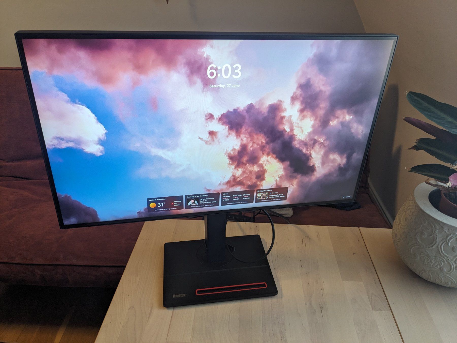 Lenovo Monitor: Lenovo ThinkVision Bildschirm P27h-20 27" QHD – Usato da Zürich venduto da mis_dg88 3
