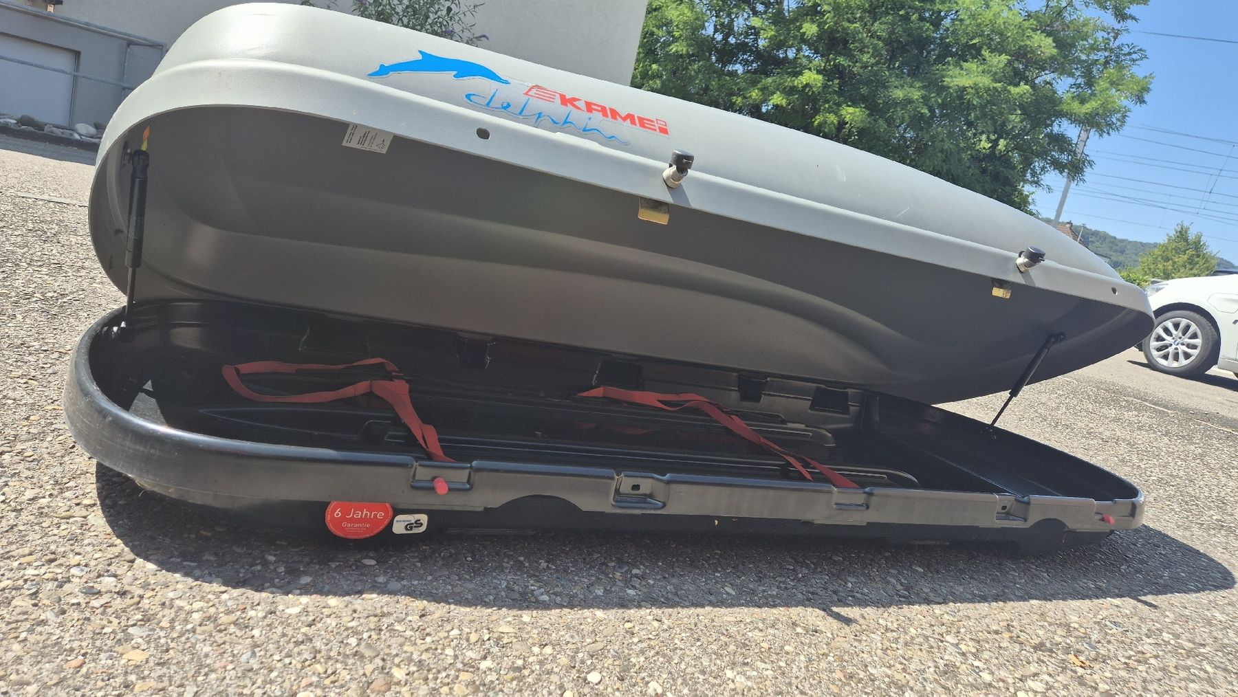 Dachboxen: Dachbox KAMEI Delphin grau gebraucht – Gebraucht aus Kaiseraugst von markus40857 3
