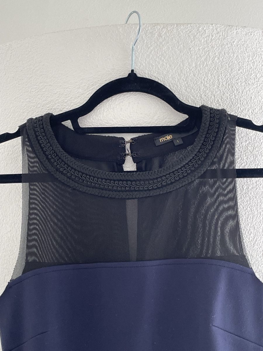 Maje Vestiti: Maje Dress, size S, Navy Blue – Usato da Richterswil venduto da Prangins9 1