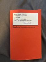 Albert Camus L'Hôte Le Premier Homme Universal-Bibliothek
