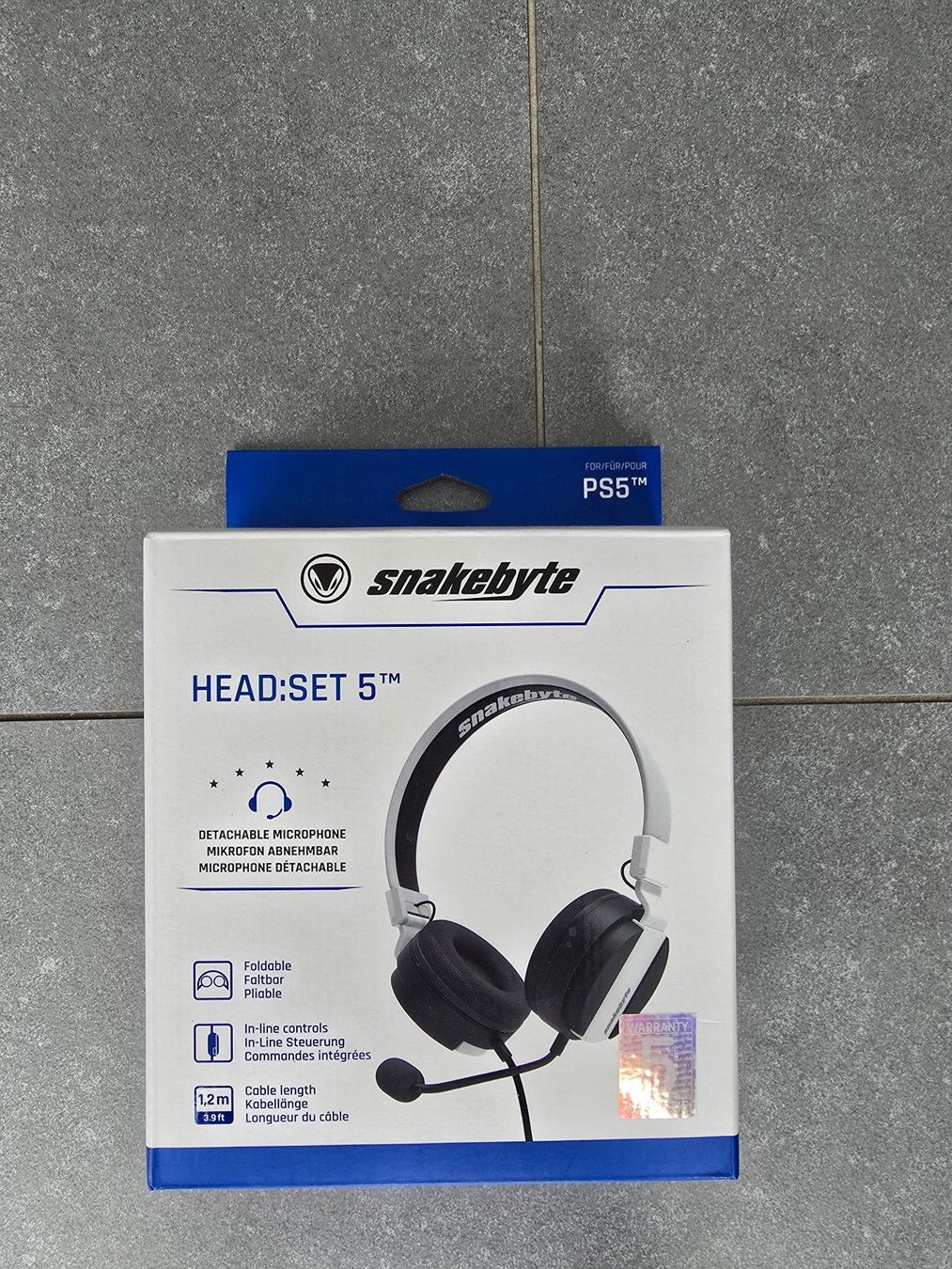Cuffie: Snakebyte Head Set 5 PS5 Playstation – Nuovo (secondo la descrizione) da Hausen AG venduto da Vugri