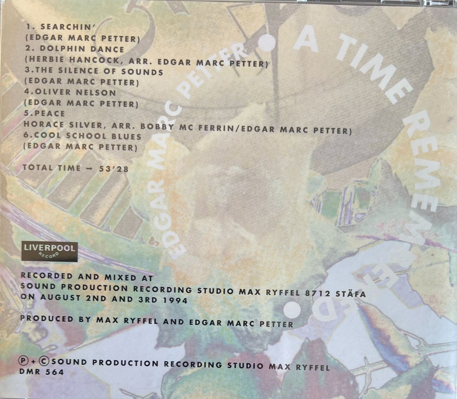 CD: EDGAR MARC PETTER / Time Remembered – Usato da Bischofszell venduto da kustavi 1