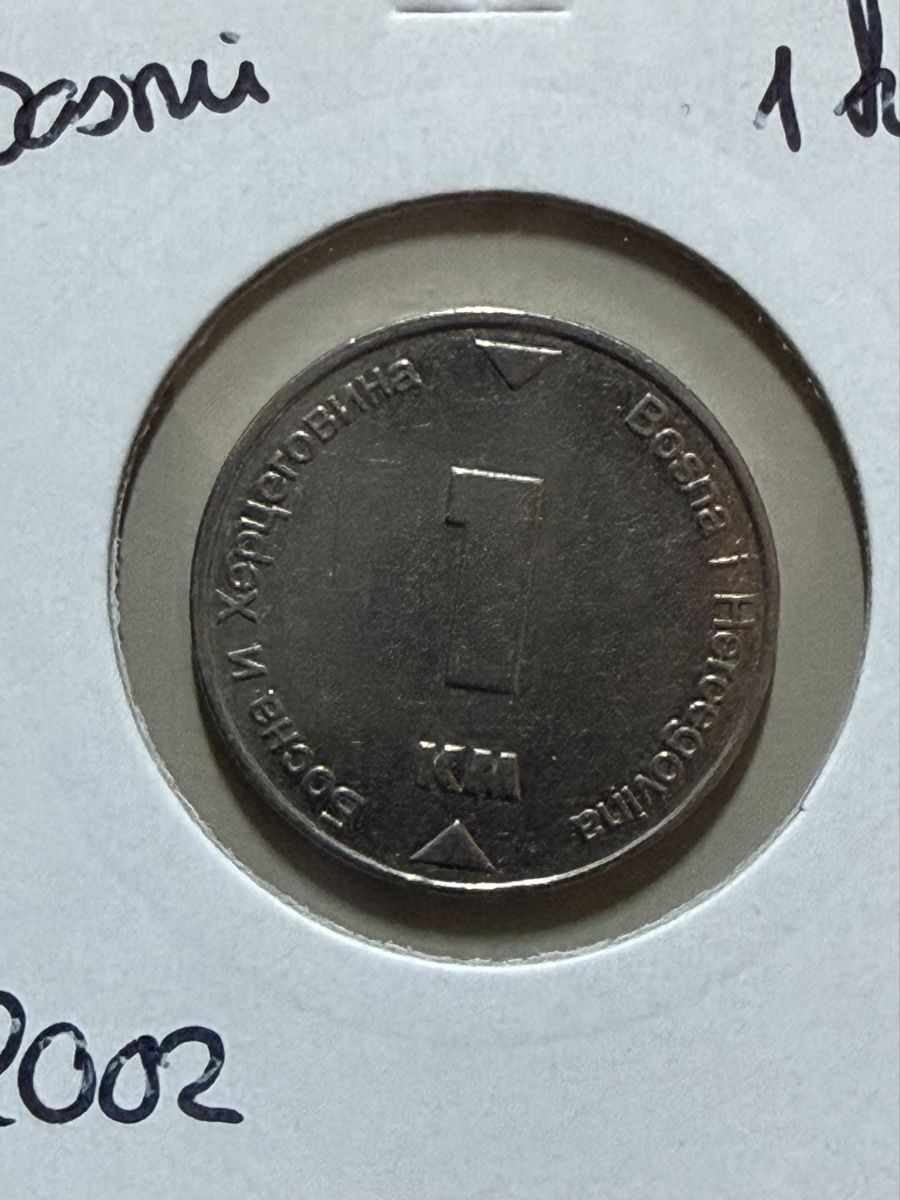 Tutti le monete: Bosnie - 1 KM - 2002 – Usato da Payerne venduto da Mike1682