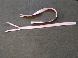 30x Rosa Reissverschluss 60cm - Fermeture éclair rose
