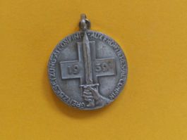 Médaille ancienne, Aux frontières, 1939