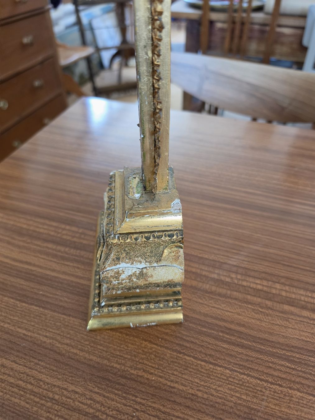 Tutte le decorazioni: Kruzifix mit INRI Schild goldfarbig  – Usato da Mettlen venduto da elios0888 6