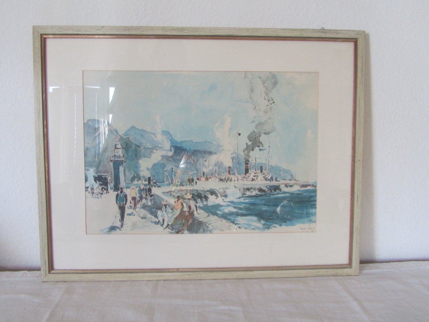 Dipinti: Aquarell Hafenszene – Usato da Seengen venduto da mikelele