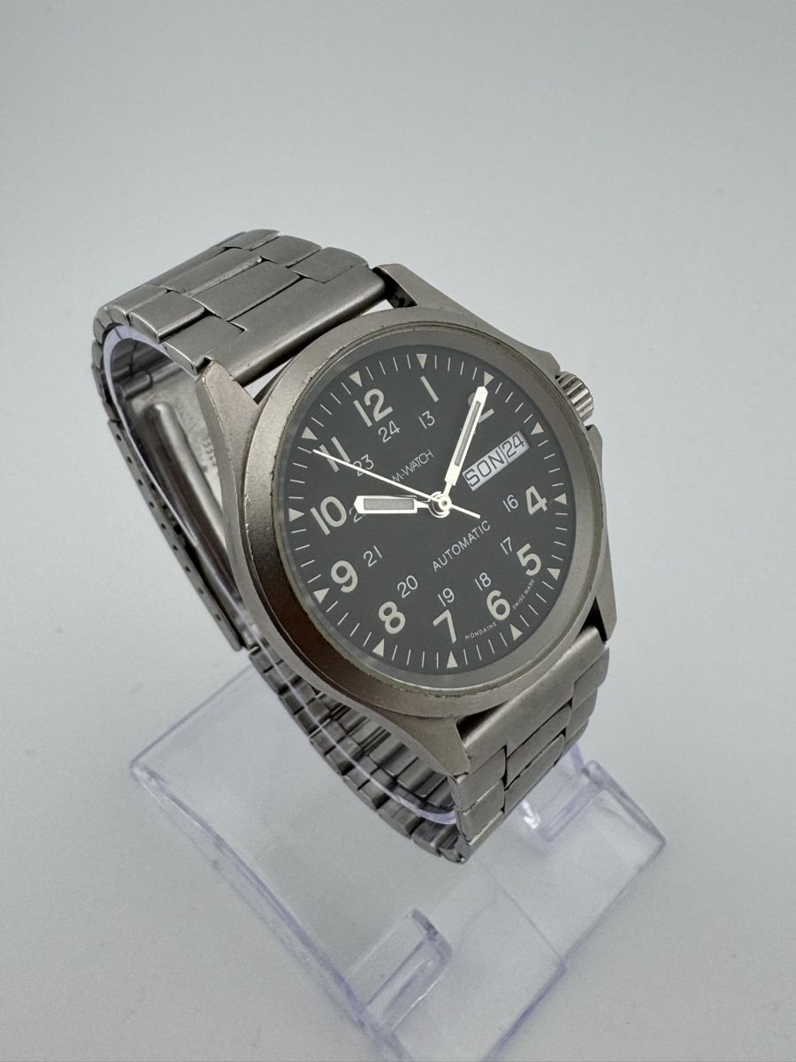 M-Watch Orologi: M-Watch Automatic herrenuhr militaire armé – Usato da Biel/Bienne venduto da upi_7vwn 3