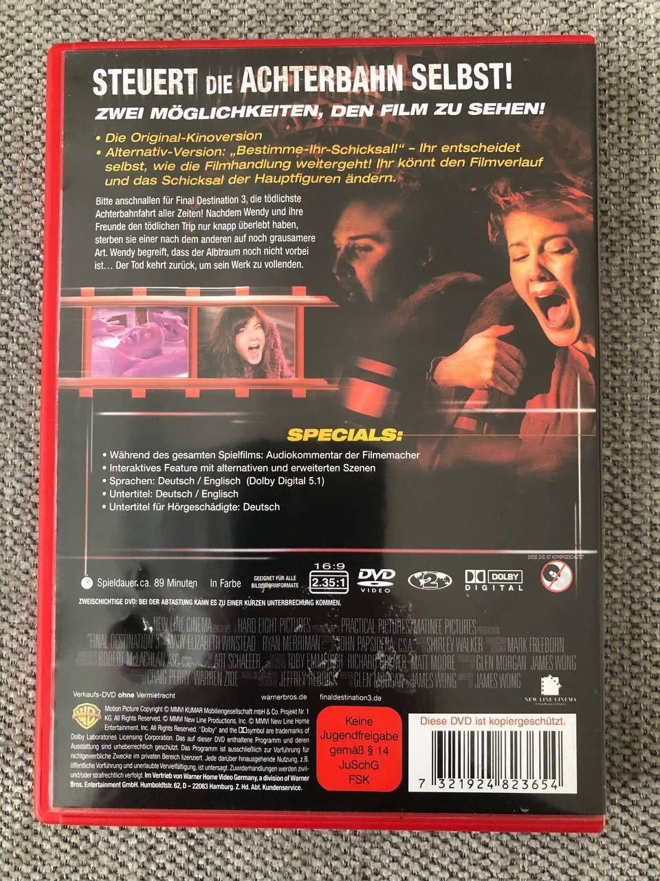 Tutti i DVDs: FINAL DESTINATION 3 – Usato da Zollikofen venduto da jde_72zf 1