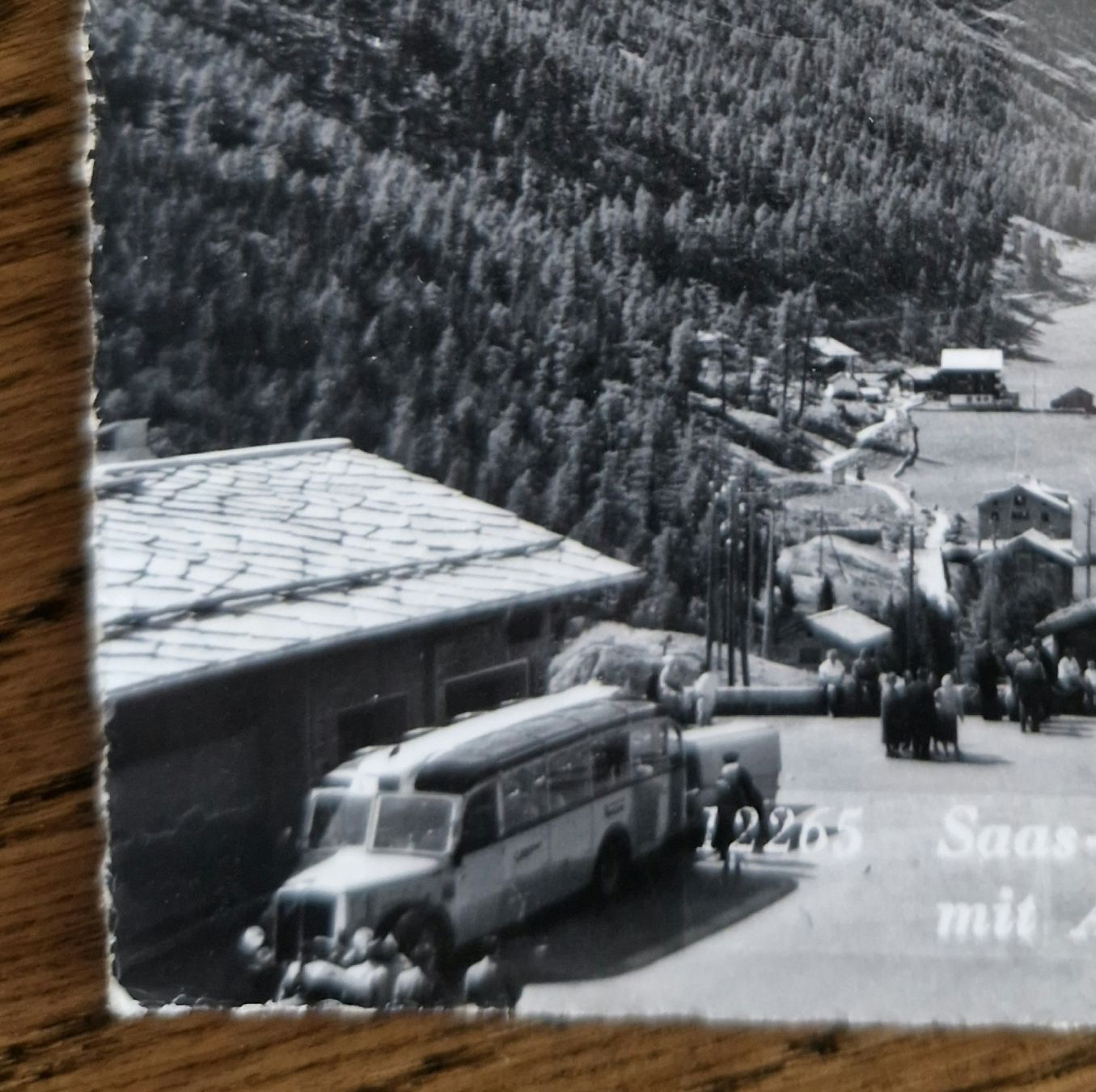 Cartoline postali: Saas-Fee, Postautostation 1962 – Usato da Ebikon venduto da Donar50 1