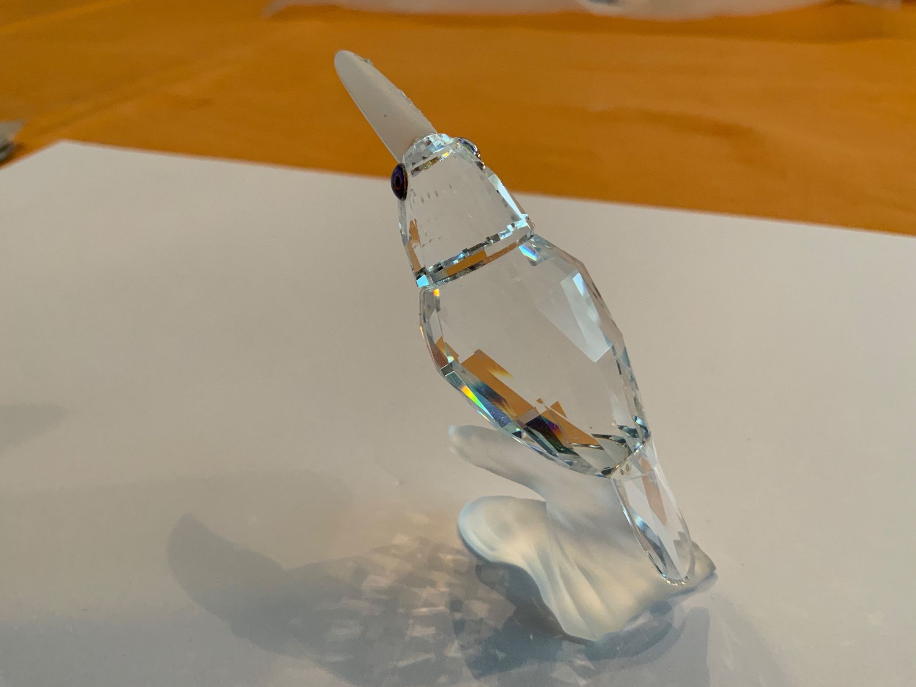 Swarovski Statuette: Swarovski Kristall Figur Vogel – Usato da Schübelbach venduto da Hecht11.