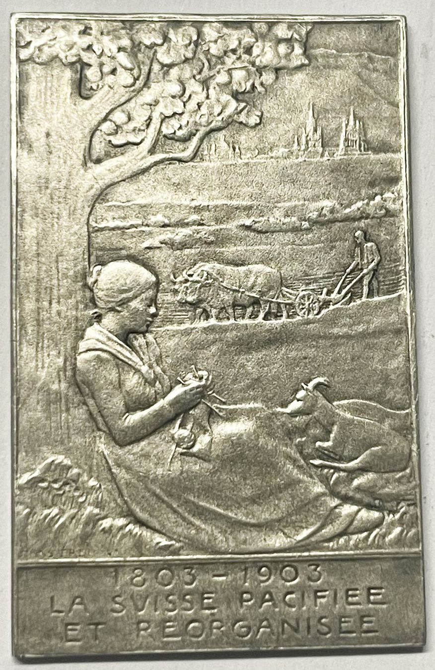 Medaglie: Plaquette 14 Avril 1803 – Usato da Martigny venduto da Numis-World