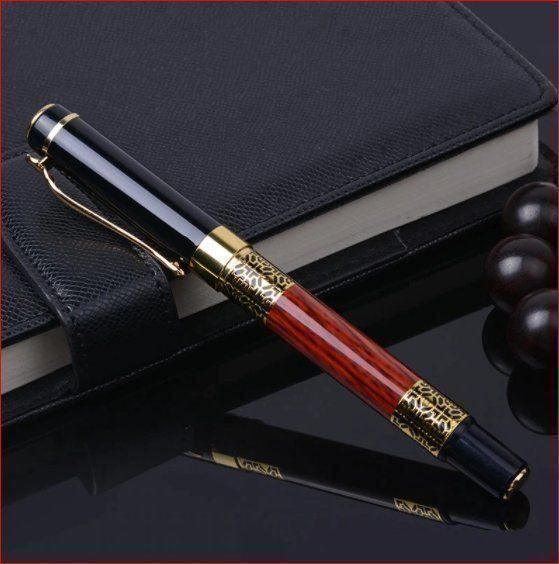 Penna & Evidenziatori: Luxus Roller Ball Pen Kugelschreiber – Nuovo e nell'imballaggio originale da Burgdorf venduto da XJ6 1