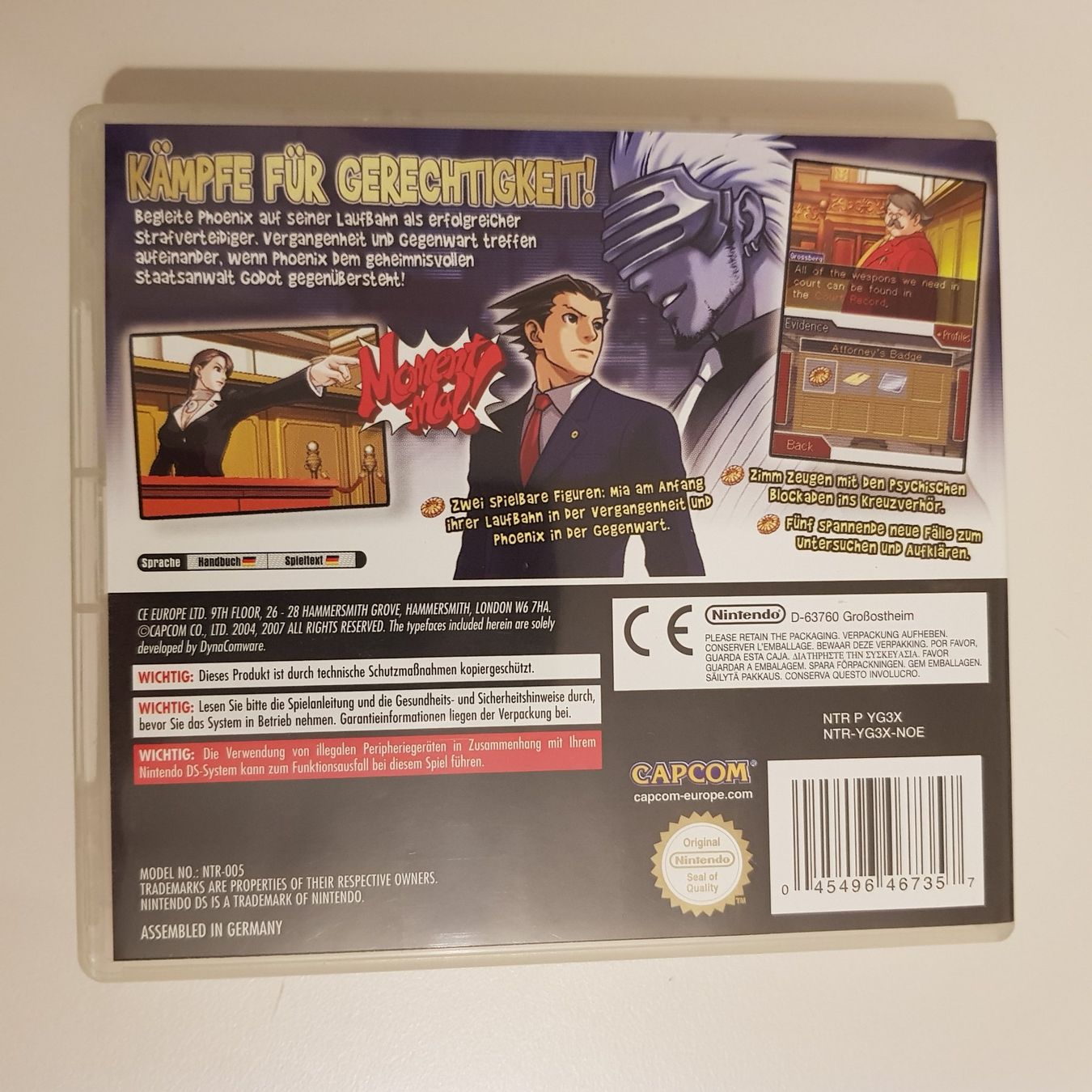 Nintendo Giochi: Ace Attorney: Trials and Tribulations /DS – Usato da Münchenstein venduto da 2DGames 1