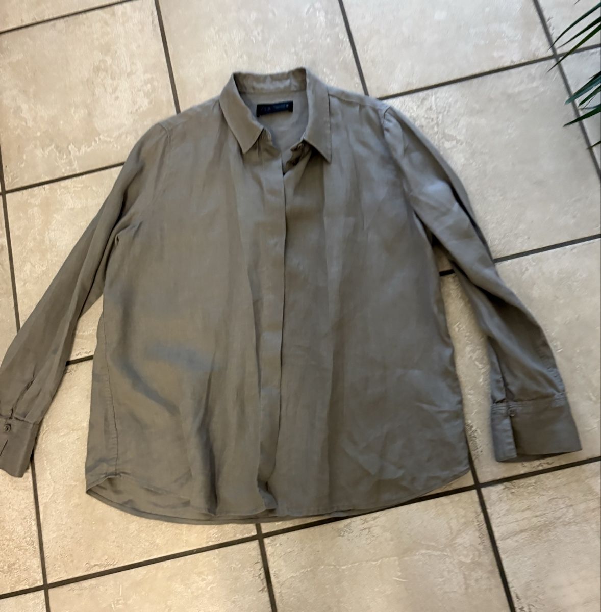 Zara Camicette: Leinenbluse von Zara – Nuovo (secondo la descrizione) da Reinach BL venduto da Passionata