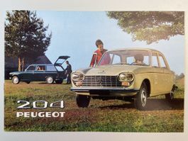 PEUGEOT 204 Prospekt 1970 deutsch Schweiz brochure catalogue