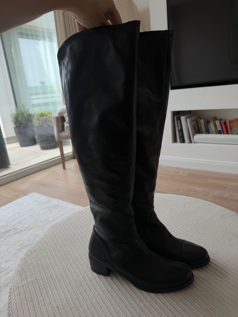 Chaussures femmes: Stiefel Leder Overknees – D'occasion à Birmensdorf ZH par lakii338