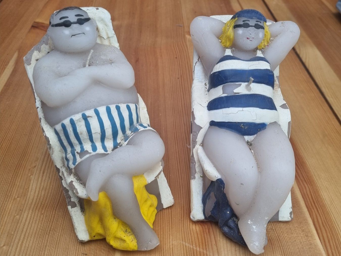 Kerzen: Bougies en formes de vacanciers – Gebraucht aus Saicourt von FWNC