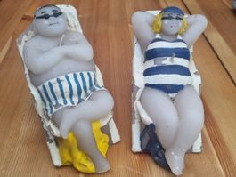 Bougies en formes de vacanciers