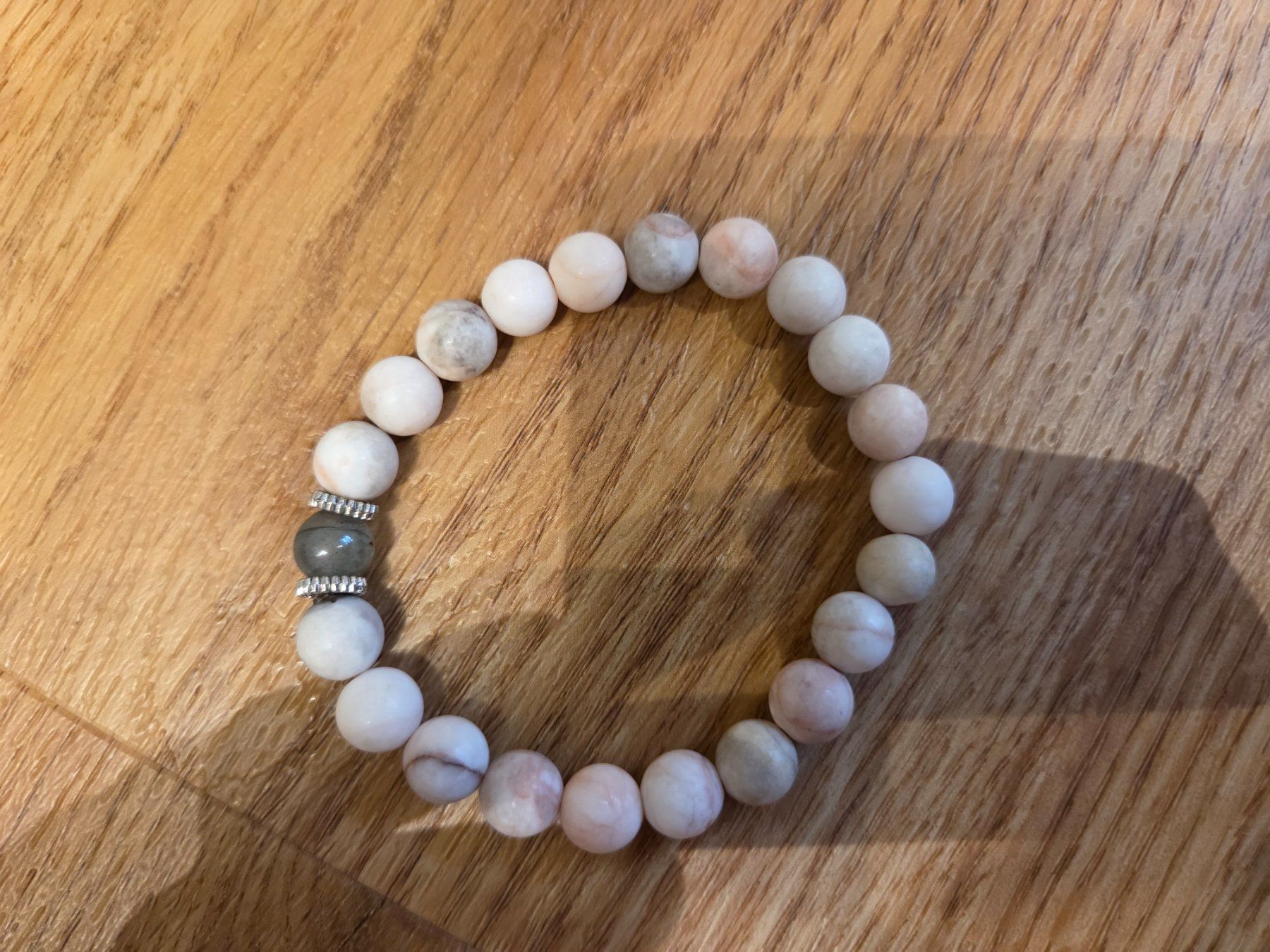 Bracciali & Braccialetti: Hellrosa Armband Mondstein, Modeschmuck – Nuovo (secondo la descrizione) da Heinrichswil venduto da sabi2809 1