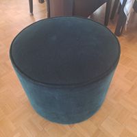 Puff dunkelgrün velvet