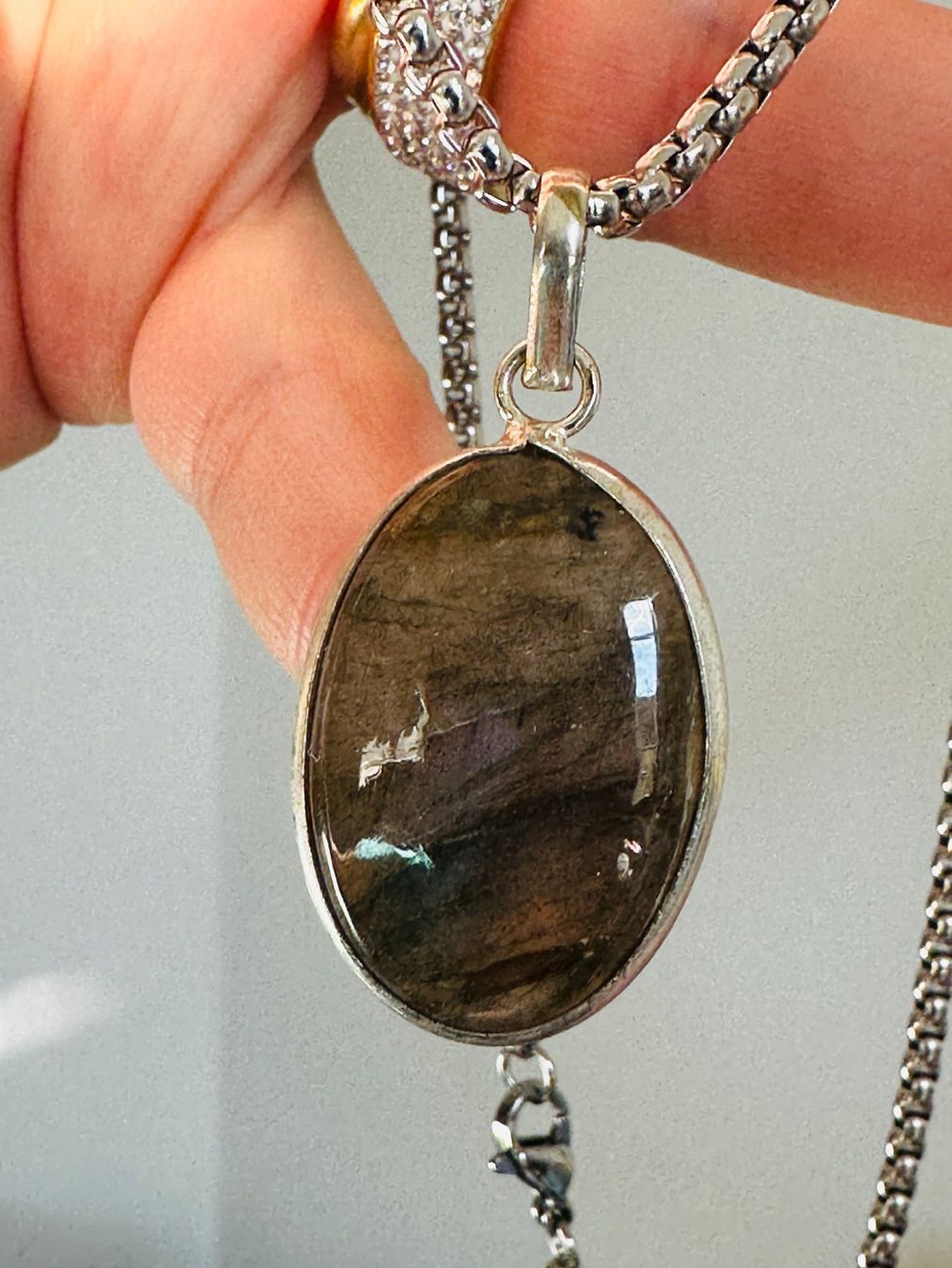 Catenine: Labradorite necklace – Nuovo e nell'imballaggio originale da Genève venduto da AGBERG 4