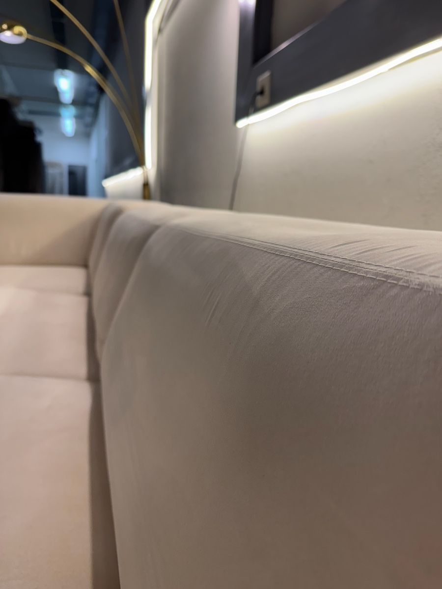 Divani: Ecksofa in Creme-Beige mit Schlaffunktion – Usato da Fehraltorf venduto da Sofalab.swiss 2