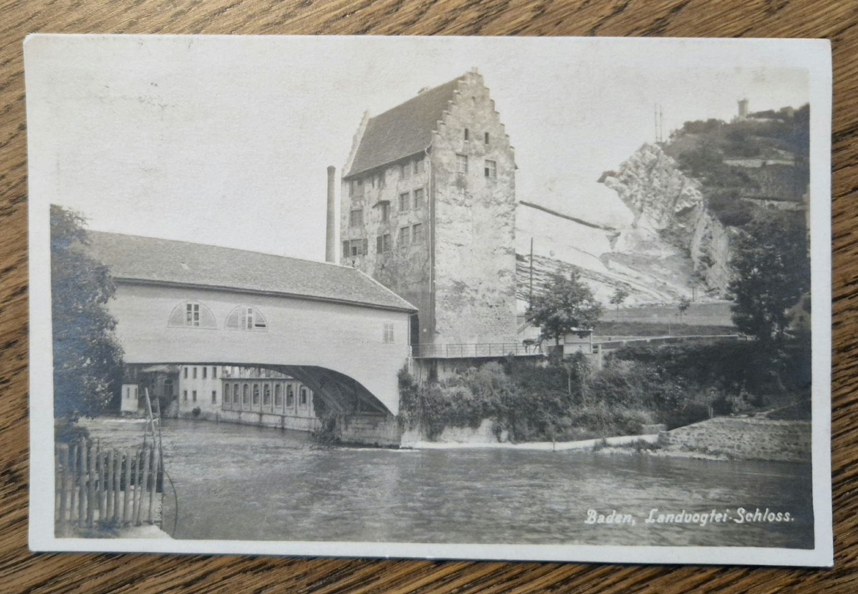 Cartoline postali: Baden, Landvogteischloss 1923 – Usato da Ebikon venduto da Donar50