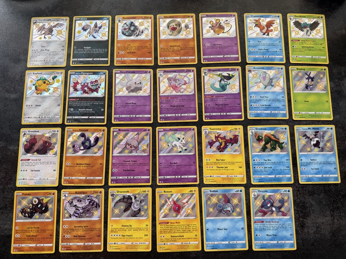 Pokémon Sammelbilder & Trading cards: Pokémon Baby Shiny Sammlung - 27 Stück – Gebraucht aus Kaiseraugst von 420n