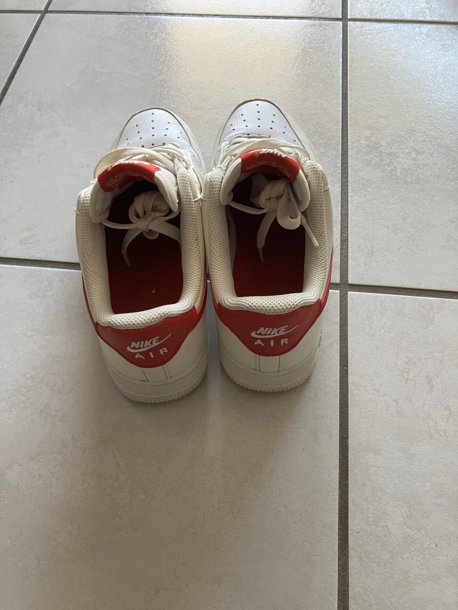 Nike Scarpe da uomo: Nike Air Force 1 '07 Weiss/Rot Grösse 38 – Usato da Winterthur venduto da Felix333 4