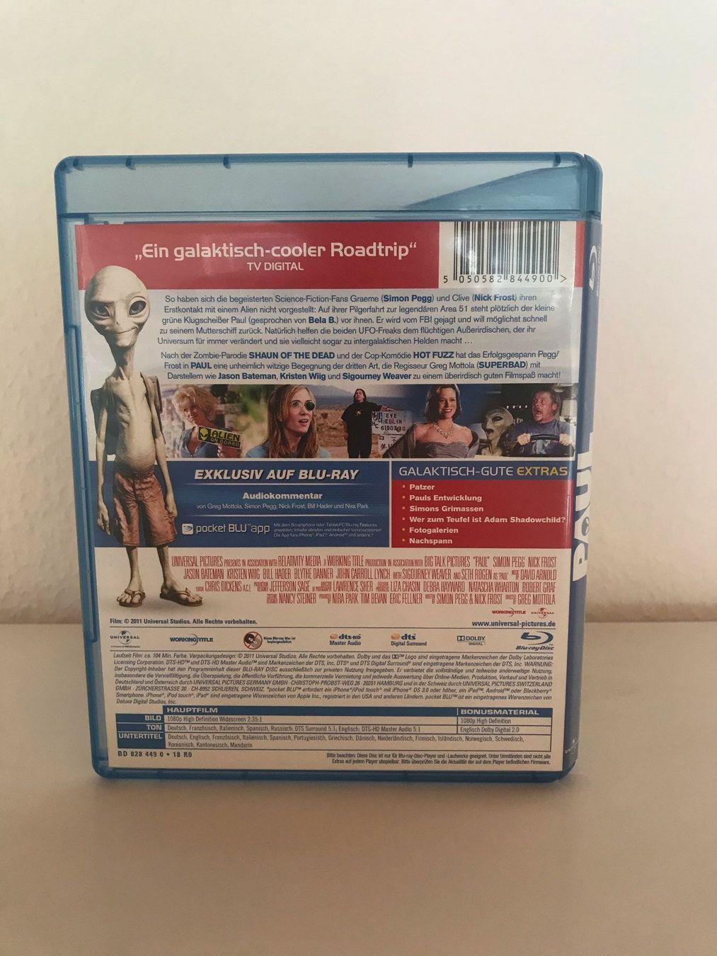 Tutti i DVDs: Paul - Ein Alien auf der Flucht - bluray – Usato da Liestal venduto da Adam-Grey 1