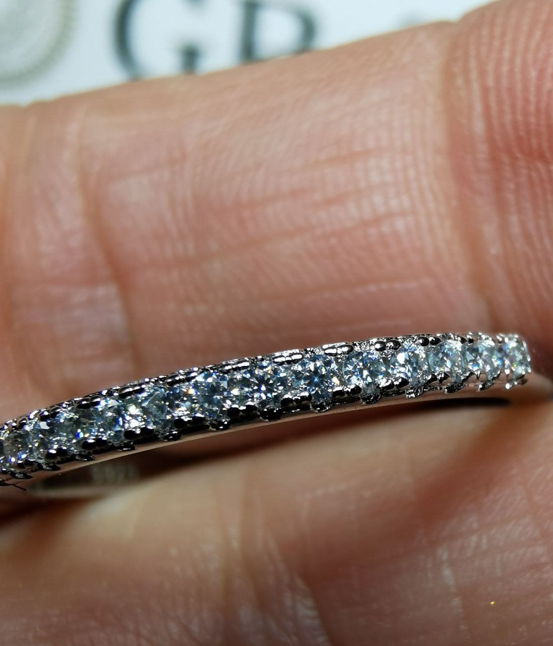 Anelli: Bague argent avec diamants de moissanite certifiés GRA – Nuovo e nell'imballaggio originale da Reconvilier venduto da Tsma67 9