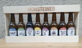 1/2 Meter Bier Holzkiste - Monsteiner - leer
