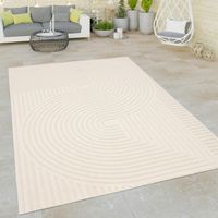 riesig! Mega Teppich 240x340 cm In- & Outdoor Creme