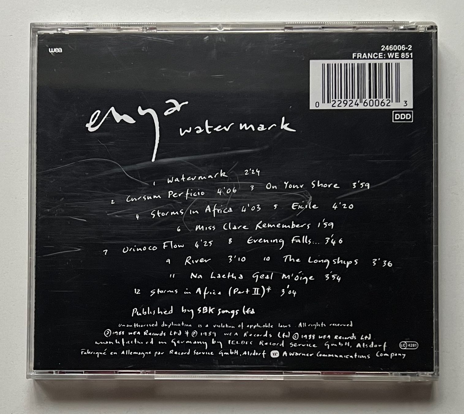 CDs: Enya / Watermark – Gebraucht aus Näfels von rottabi 1