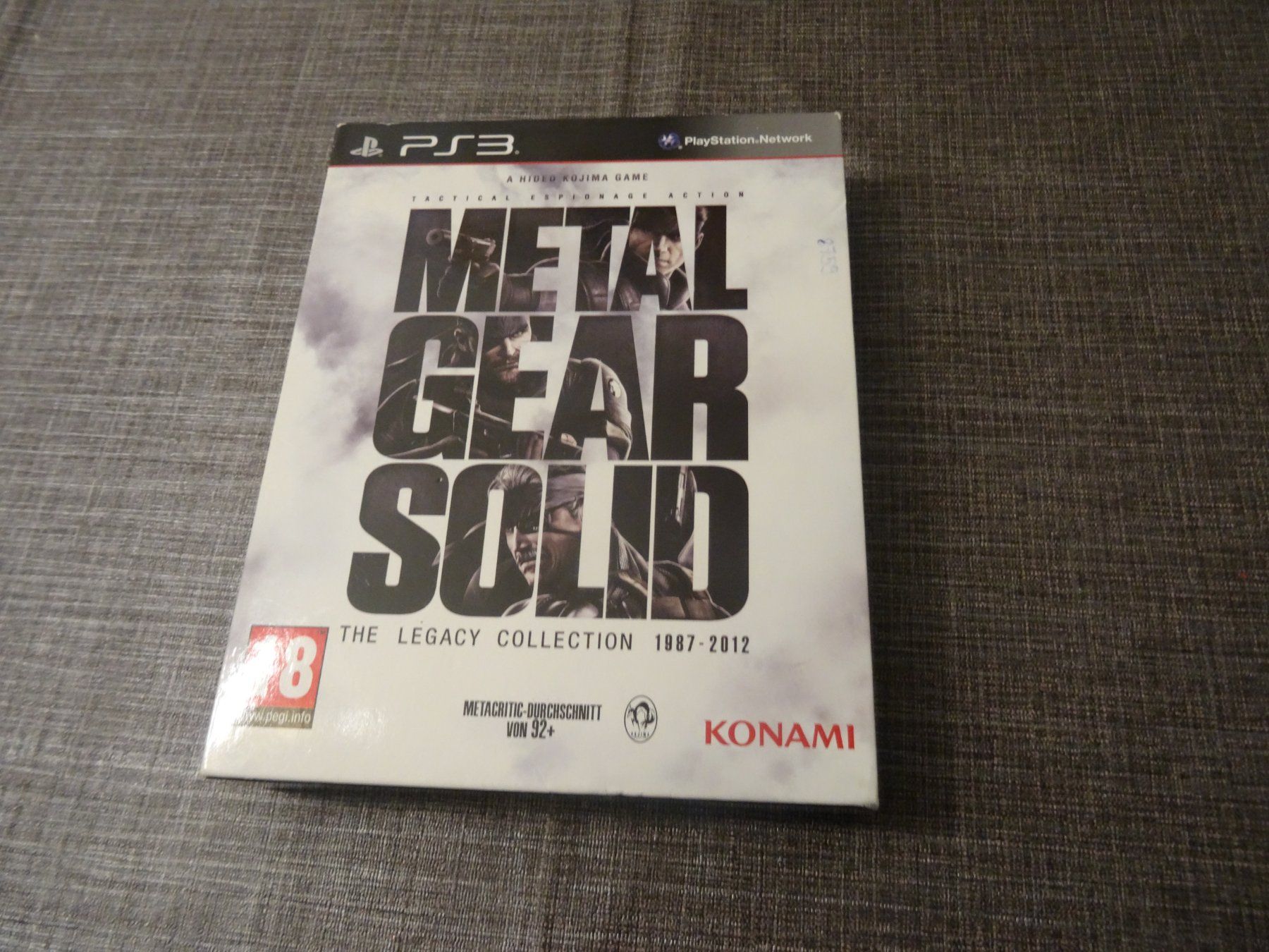 Sony Giochi: Metal Gear Solid The Legacy Collection PS3 OHNE DISC 2 – Usato da Olten venduto da Disc-Ausverkauf