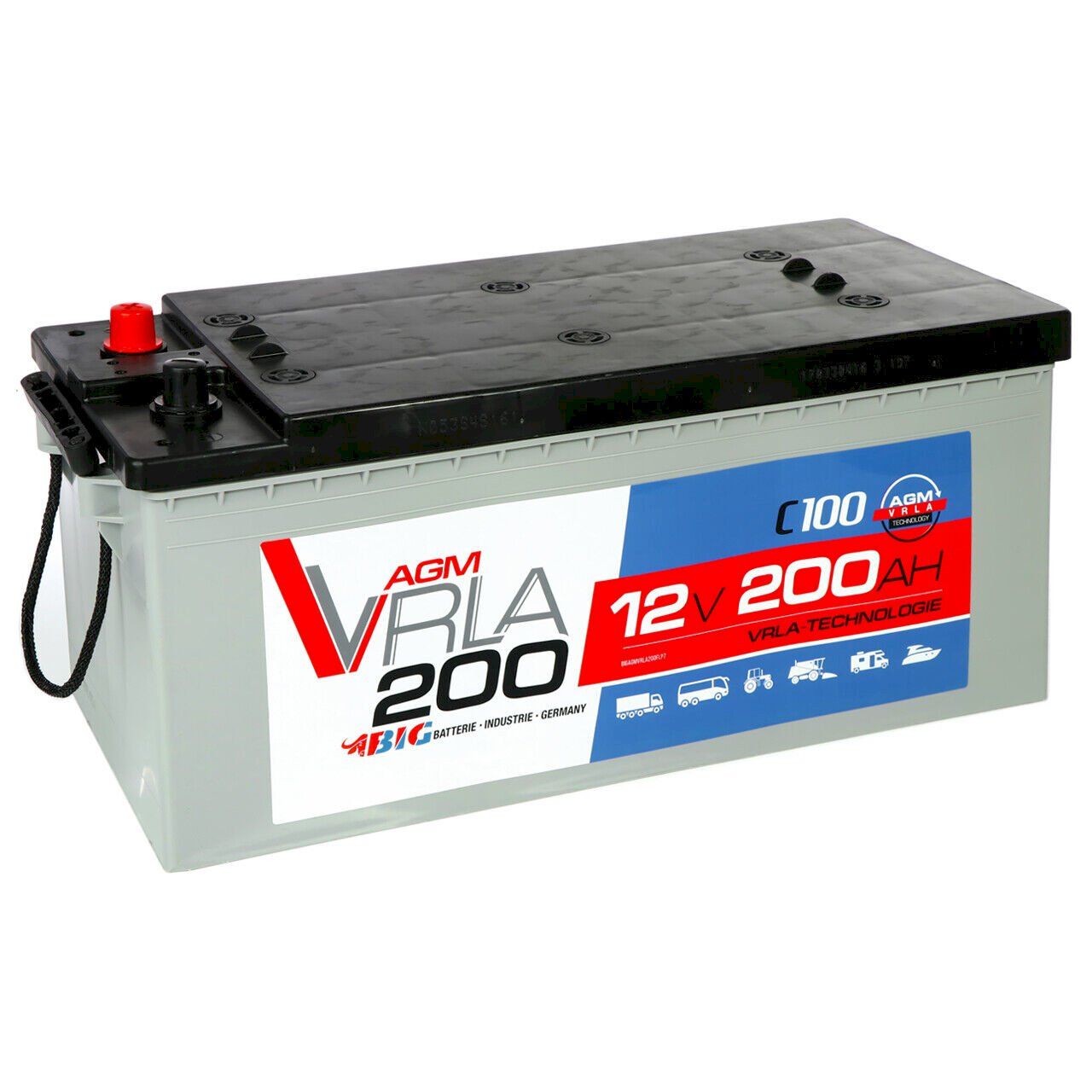 Elettrotecnica: BIG AGM 12V 200Ah C100 Solarbatterie – Nuovo e nell'imballaggio originale da Bottighofen venduto da zaap 2