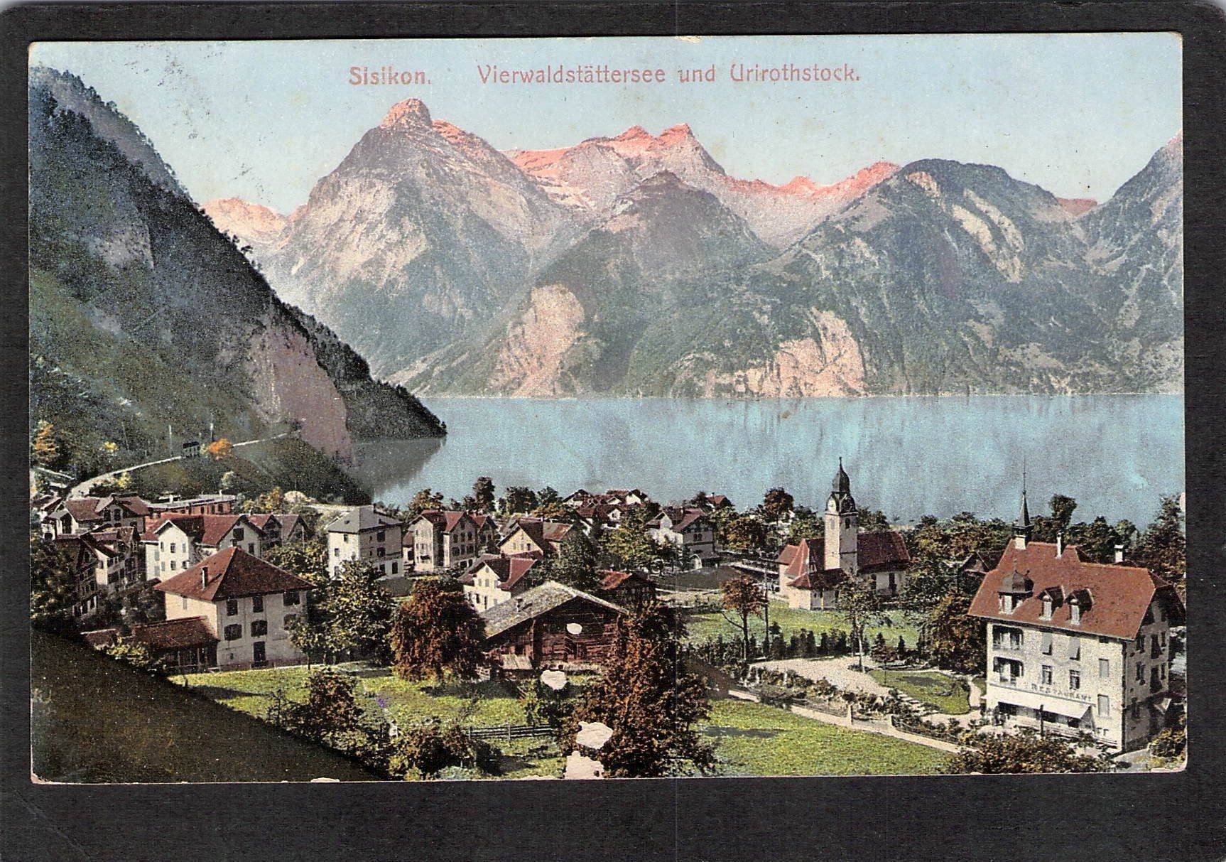 Cartoline postali: ^Sisikon UR – Usato da Reichenburg venduto da Pipo-67