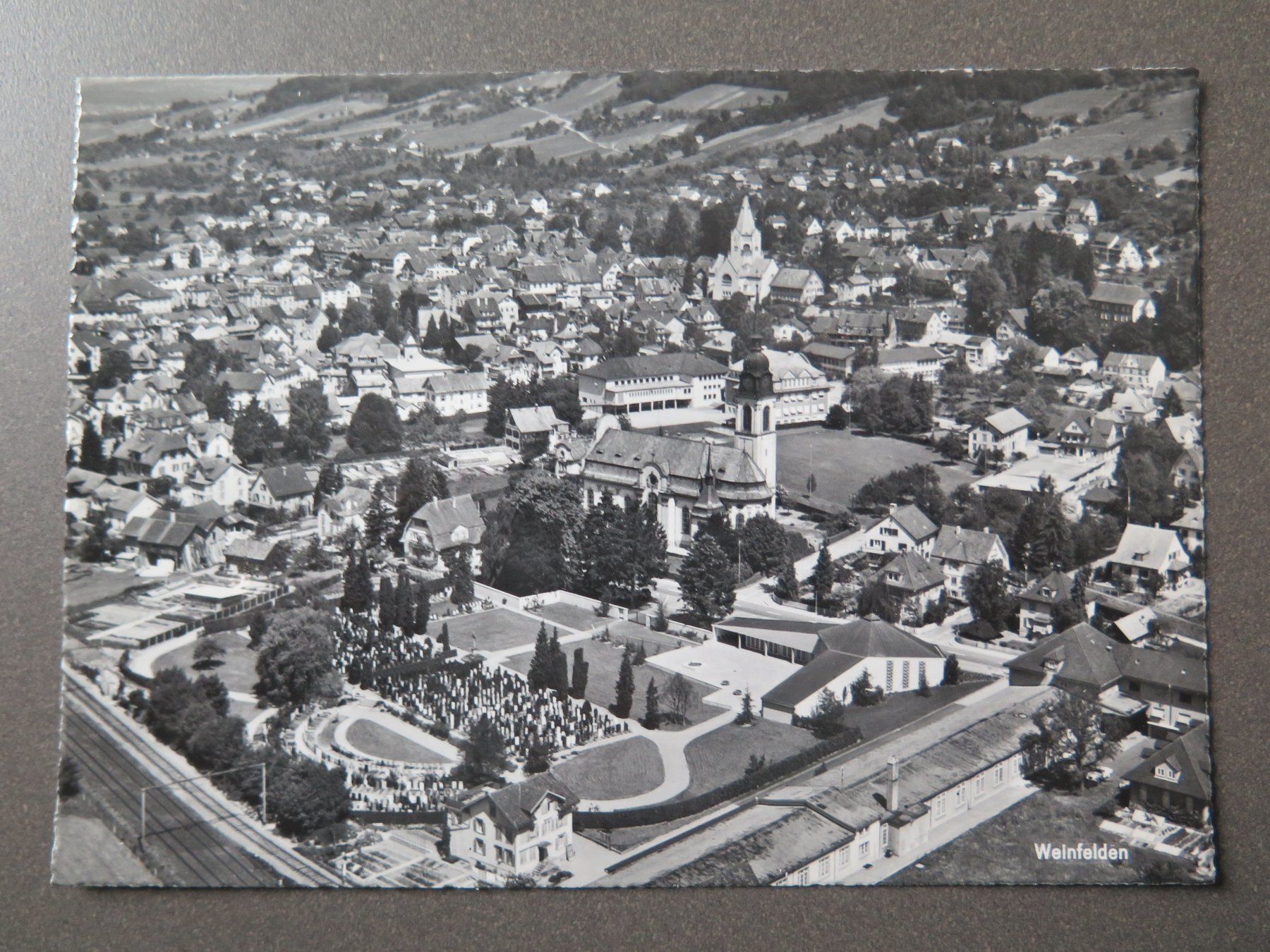 Cartoline postali: WEINFELDEN - FLUGAUFNAHME – Usato da Wittenbach venduto da lipasal