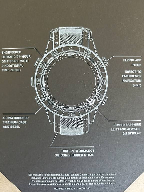 Smartwatch: GARMIN MARQ AVIATOR Performance Edition – Usato da Birr venduto da miminus2 3