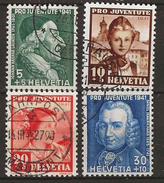 Alle Briefmarken: PJ041 - Pro Juventute 1941 obl. – Gebraucht aus Trélex von Phil_Albert