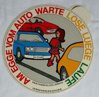 Sticker / Aufkleber Kantonspolizei ZH 80er Jahre