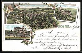 Litho Lucens, Le château et les fabriqu