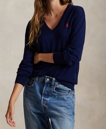 Ralph Lauren Pullover - Grösse XS Marineblau, super Zustand!