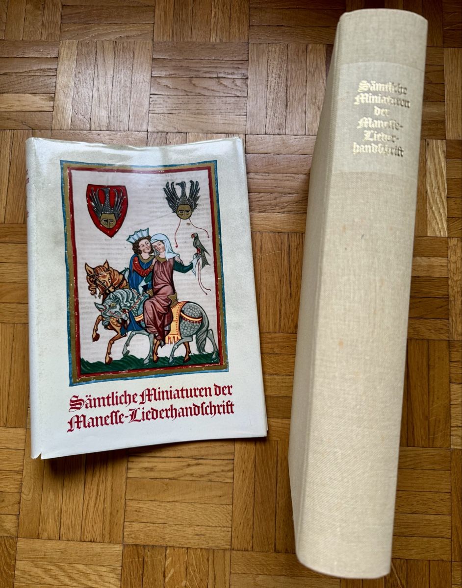 Libri: BUCH SÄMMTLICHE MINIATUREN DER MANESSE LIEDERHANDSCHRIFT – Nuovo (secondo la descrizione) da Lausanne venduto da joltei 9