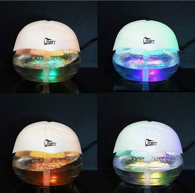 Diffusori di oli essenziali: Luft Befeuchter Diffusor LED 7 Farben Lichter Lampe weiss – Usato da St. Gallen venduto da Sarita65 1