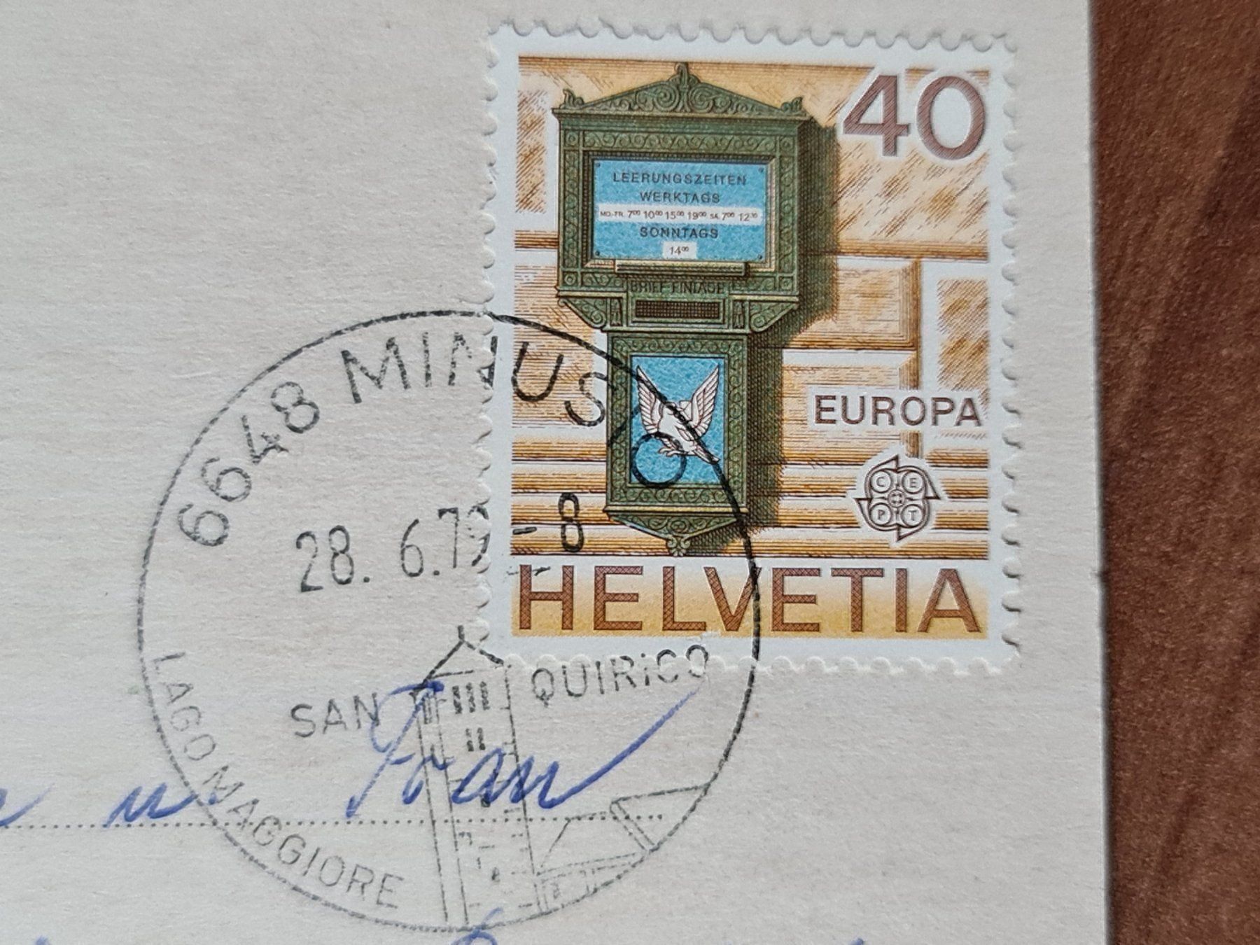 Ansichtskarten: Ansichtskarte Ascona Lago Maggiore 1979 – Gebraucht aus Dintikon von Vexi 1